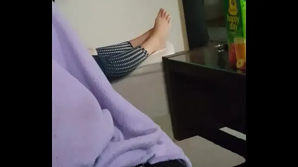 Se My Girlfriends playing with her soles in front of me i alt Tube