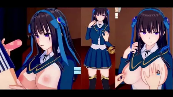 Mira Eroge Koikatsu! ] Video hentai 3DCG donde el obediente cabello negro fresco, largos y enormes pechos JK (personaje ori) se frota los senos total de Tube