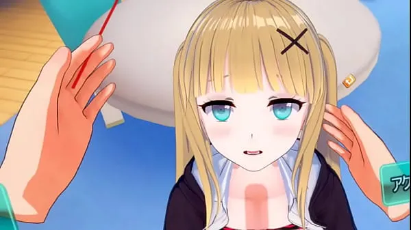 Mira Eroge Koikatsu! VR version] Blonde huge breasts twin tail JK is rubbed and horny total de Tube