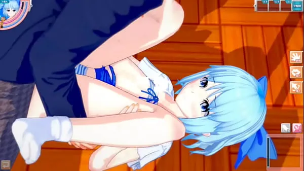 Watch Eroge Koikatsu! ] Touhou Cirno rubs her boobs H! 3DCG Big Breasts Anime Video (Touhou Project) [Hentai Game Toho Cirno total Tube