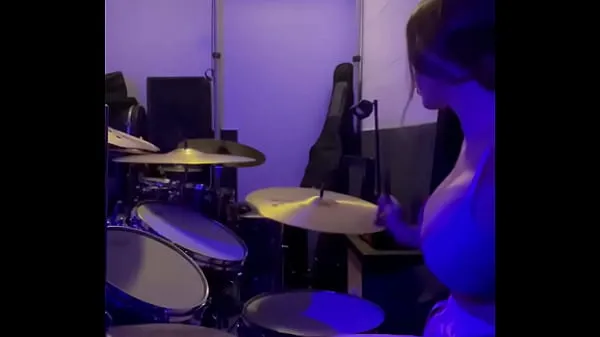 Watch Felicity feline drumming boobies bouncing spectacular total Tube