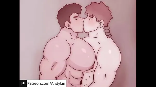 Watch Anime~big muscle boobs couple， so lovely and big dick ~(watch more total Tube