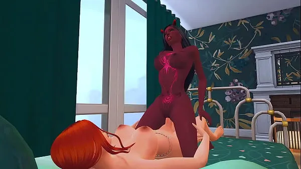 LUSTFUL TRANS MISTRESS SEDUCED A PERVERTED SUCCUBUS AND MADE HER ANAL SLAVE BY GIVING HER HARD ANAL SEX AND ROUGH DEEP THROAT (SIMS 4 HENTAI SFM